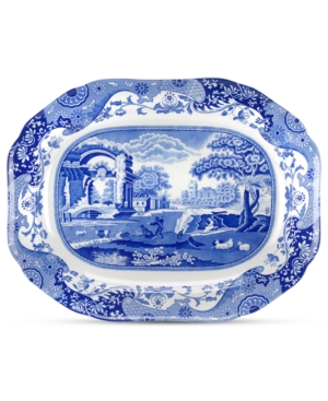 Spode Dinnerware, Blue Italian Medium Oval Platter