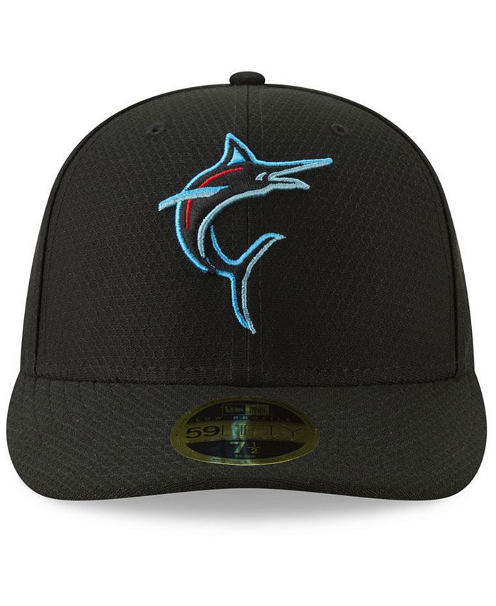 New Era Miami Marlins Batting Practice Low Profile 59FIFTY-FITTED Cap ...