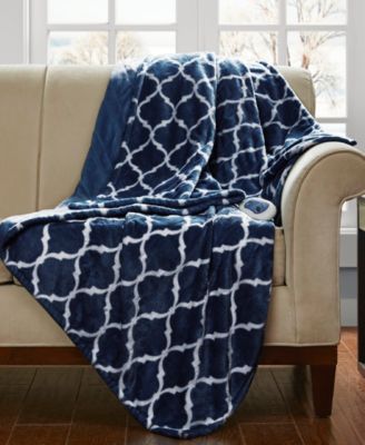 Ogee Plush Electric Throw, 60" x 70"