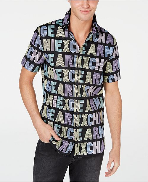A X Armani Exchange Armani Exchange Men S Logo Graphic Shirt