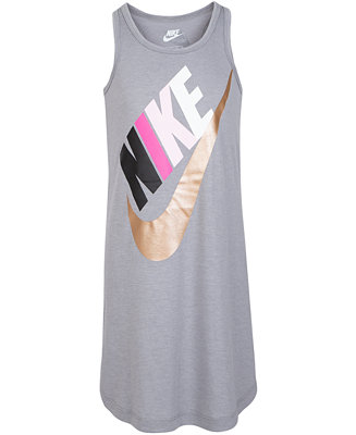 Nike Toddler Girls Metallic Futura Logo Dress - Macy's