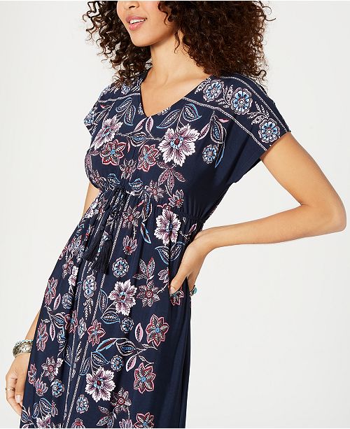 Style & Co Petite Printed Maxi Dress, Created for Macy&#39;s & Reviews - Dresses - Petites - Macy&#39;s
