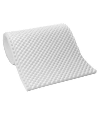 Sweet Home Collection - Lightweight Textured Eggcrate Foam .5" Twin Mattress Topper