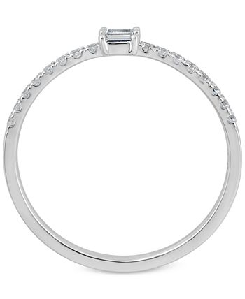 Macy's - Diamond Baguette Ring (1/4 ct. t.w.) in 14k Gold