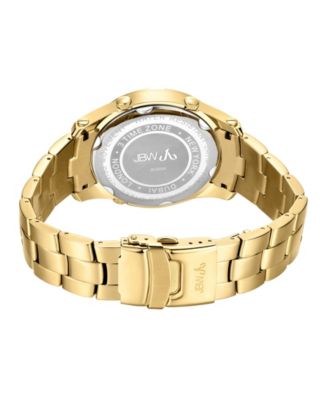 Men's Jet Setter III Diamond (1 ct.t.w.) 18k Gold Plated Stainless Steel Watch