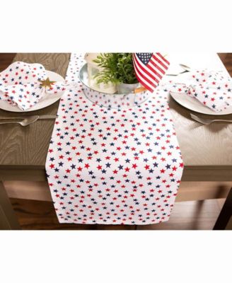 Americana Stars Print Table Runner 14" X 72"