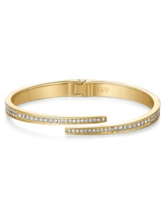 Women's Mondrian Jewelry Set Diamond (1/6 ct.t.w.) 18k Gold Plated Stainless Steel Watch