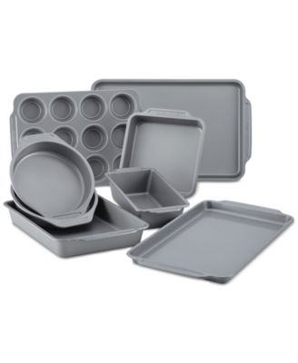 Farberware - Nonstick Bakeware 8-Pc. Set, Gray