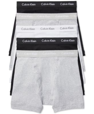 Photo 1 of Calvin Klein Men's 5-Pack Cotton Classic Boxer Briefs Underwear