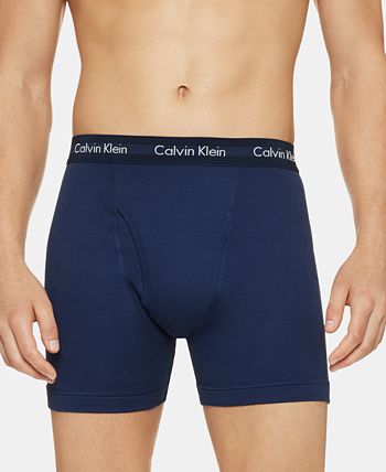 Calvin Klein Men'S Cotton Stretch 5-Pack Boxer Brief, 2 Black, 2 White, 1  Grey Heather, M - Imported Products from USA - iBhejo