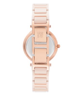 Genuine Mother of Pearl Dial with Cubic Zirconia Crystals Watch