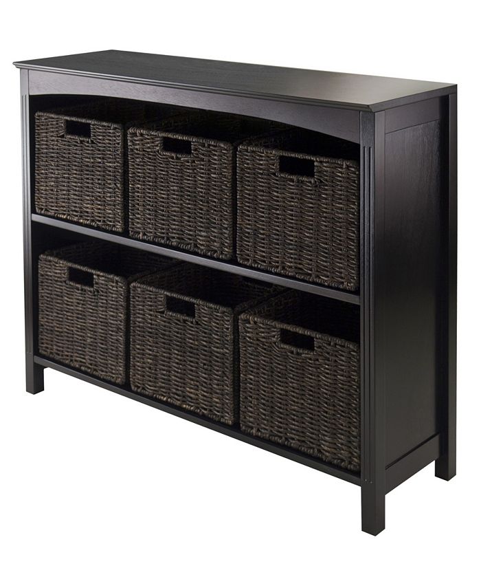 Winsome 7Pc Storage 3Tier Shelf with 6 Small Baskets Macy's