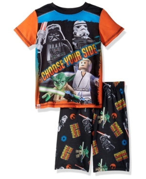 image of Lego Star Wars Little Boys 2 Piece Short Pajamas Set