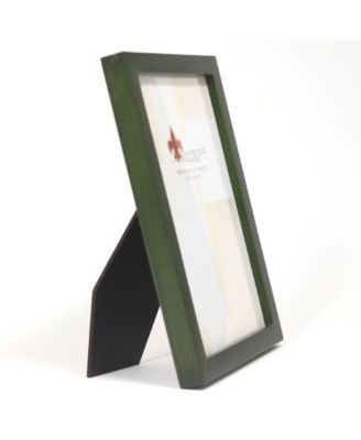 Green Wood Picture Frame - Gallery Collection - 5" x 7"