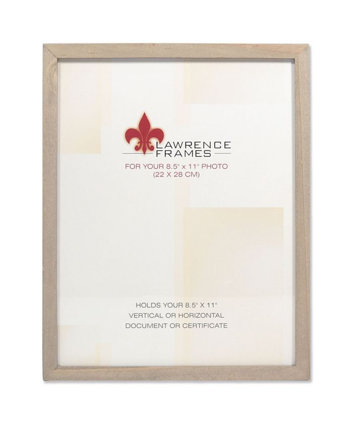 Lawrence Frames Gray Wood Certificate Picture Frame Gallery