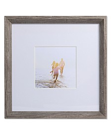 Wide Border Matted Frame - Gallery Gray 10x10 - 5" x 5"