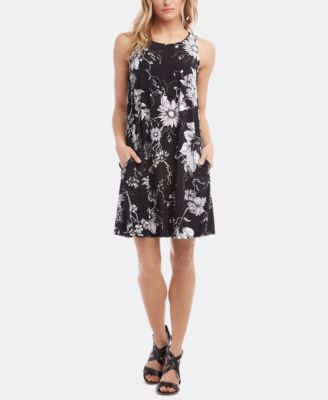 Karen Kane - Chloe Floral-Print A-Line Dress