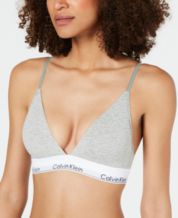 Calvin Klein Women's Modern Cotton Holiday Unlined Bralette QF7771 - Macy's