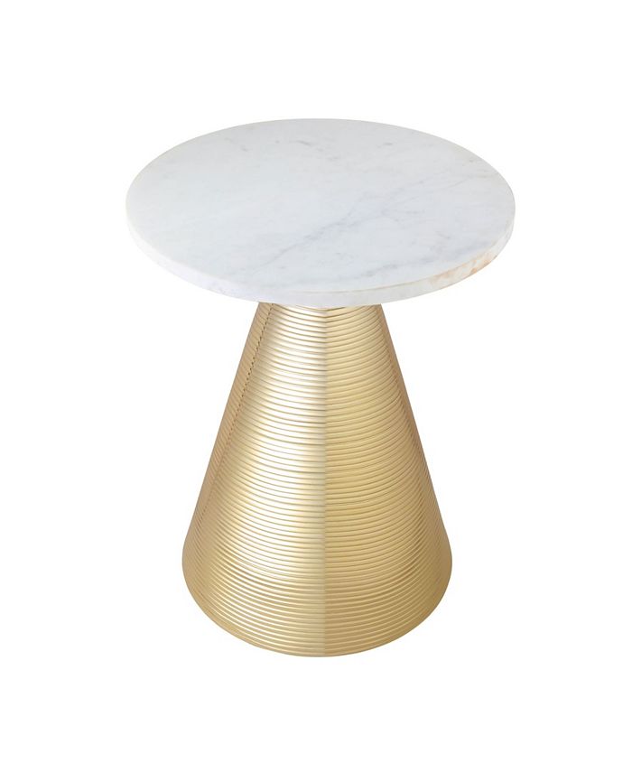 TOV Furniture Tempo Marble Side Table Macy's