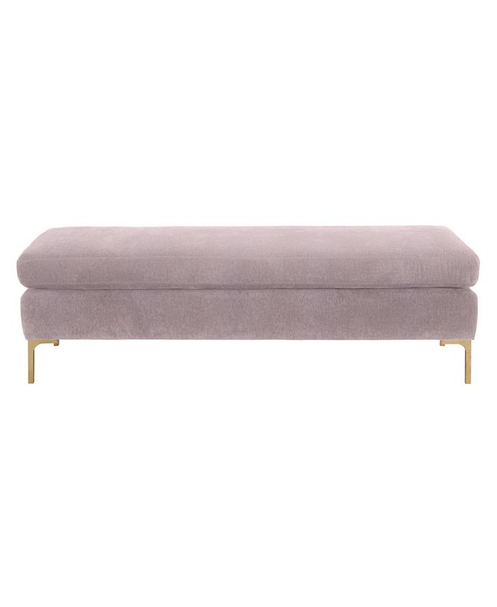 TOV Furniture TOV Delilah Textured Velvet Bench Macy's