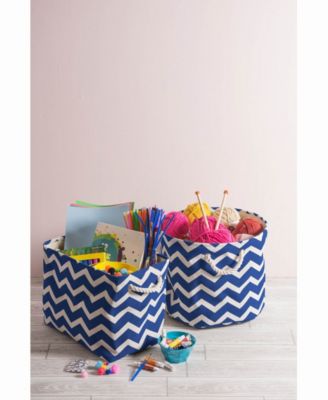 Design Import Storage Bin Chevron, Rectangle
