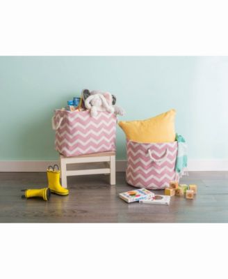 Design Import Storage Bin Chevron, Rectangle