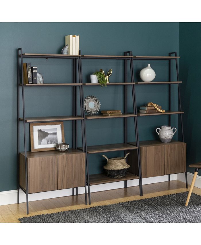 Walker Edison 3-Piece Bookcase Set - Macy's