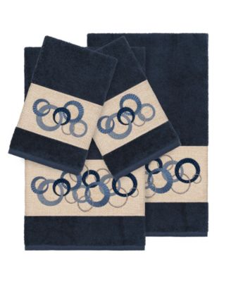 Turkish Cotton Annabelle 4-Pc. Embellished Towel Set