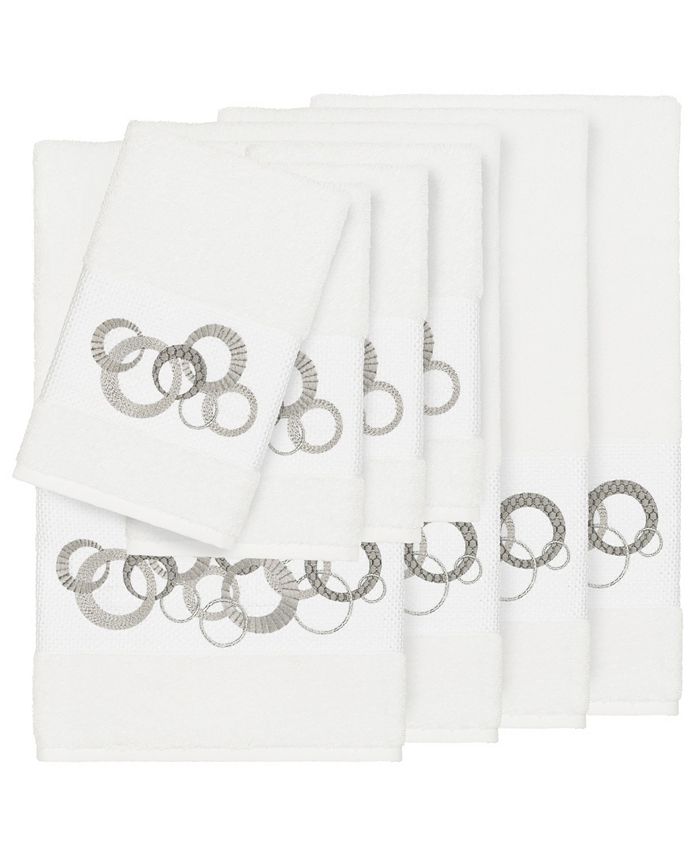 Linum Home - Turkish Cotton Annabelle 8-Pc. Embellished Towel Set