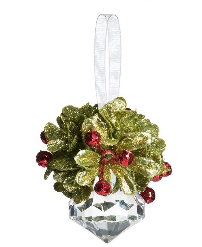 Kissing Crystal Mini Mistletoe Jewel Ornament Surprise price