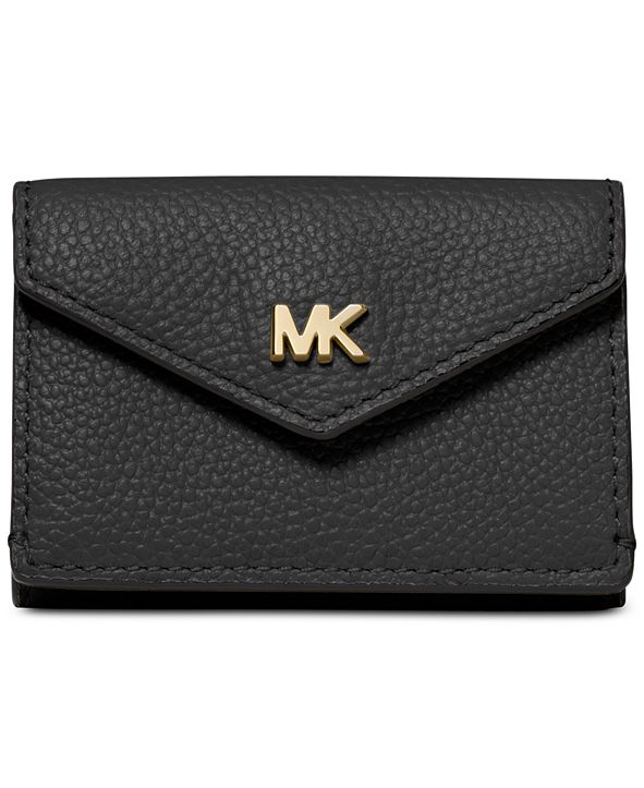Michael Kors Pebble Leather Trifold Flap Wallet & Reviews - Handbags ...