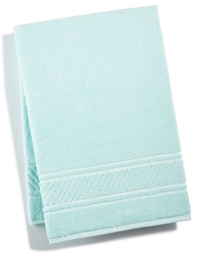 Martha Stewart Collection Spa 100% Cotton Bath Sheet, 33 x 64, Created for Macy's - Sea Spray