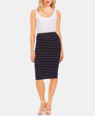 Vince Camuto Striped Pull-On Skirt