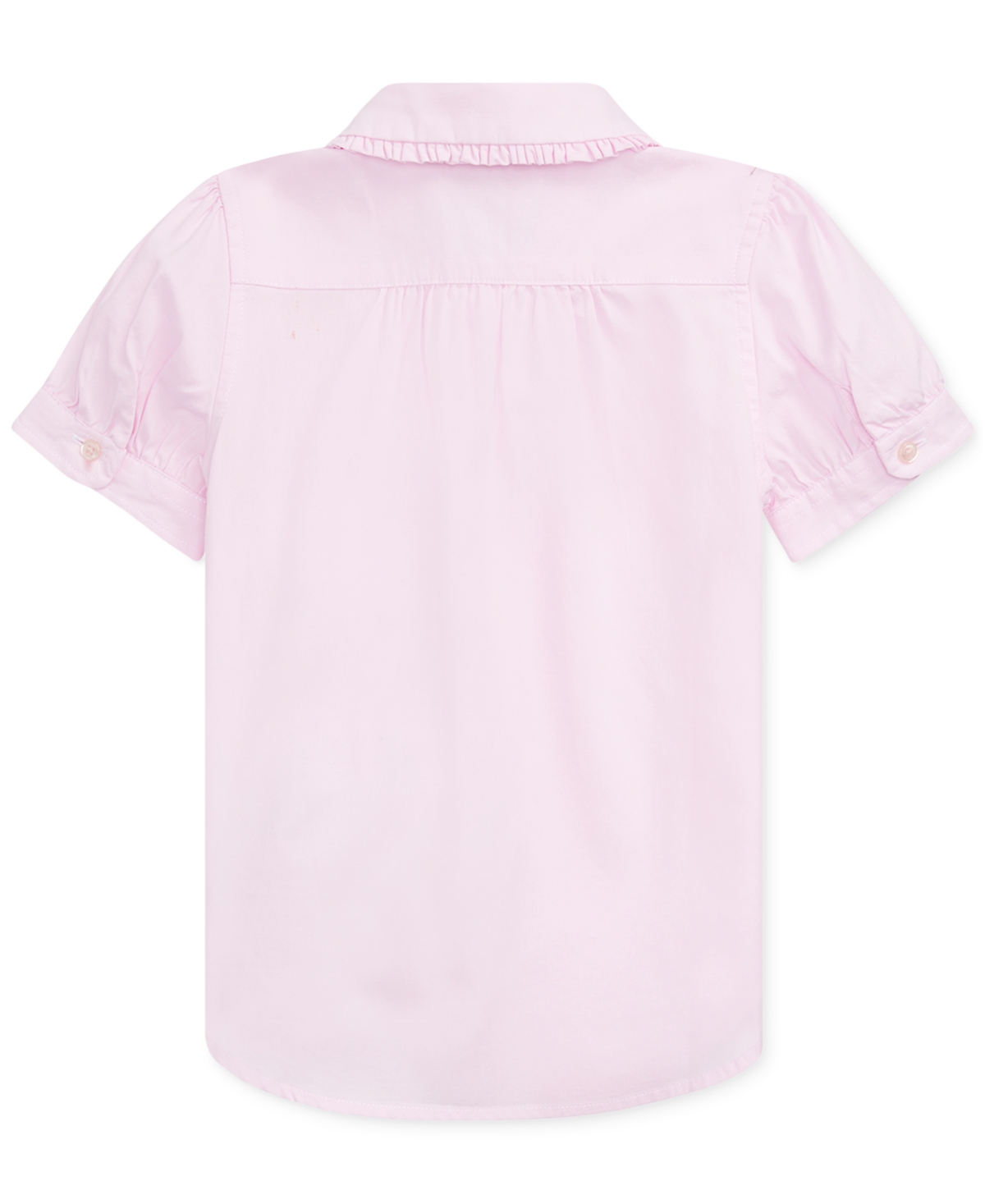 Polo Ralph Lauren Little Girls Short Sleeve Solid Oxford Top