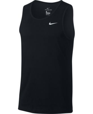 nike black and white tank top