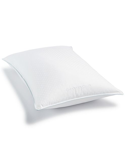 Charter Club 50 European Feather 50 European Down Soft Density King Pillow Hypoallergenic Ultraclean Down Created For Macy S Reviews Pillows Bed Bath Macy S