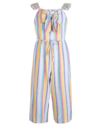 girls linen jumpsuit