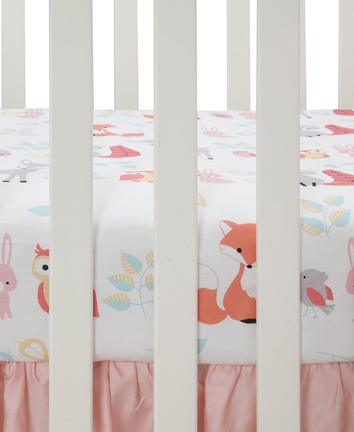 Lambs & Ivy Woodland Forest 4Piece Crib Bedding Set Macy's