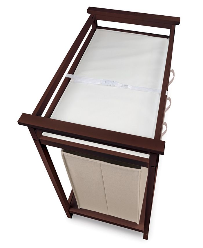 Badger Basket Modern Baby Changing Table with Hamper and 3 Baskets OVERMAX Macy's