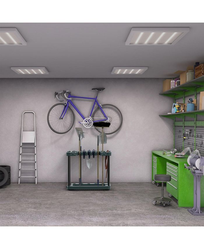 Trademark Global Stalwart Rolling Garden Tool Storage Rack Tower Fits 40 Tools Macy's