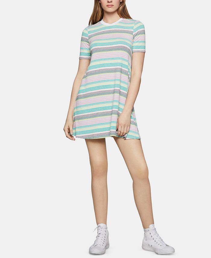 BCBGeneration Striped T Shirt Dress Macy s