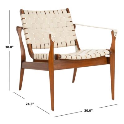 Dilan Leather Safari Chair