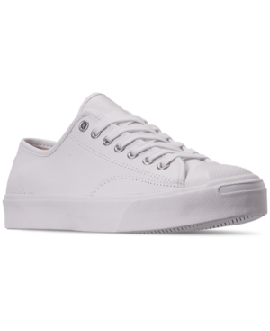 UPC 888756802198 product image for Converse Men's Jack Purcell Tumbled Leather Casual Sneakers from Finish Line | upcitemdb.com