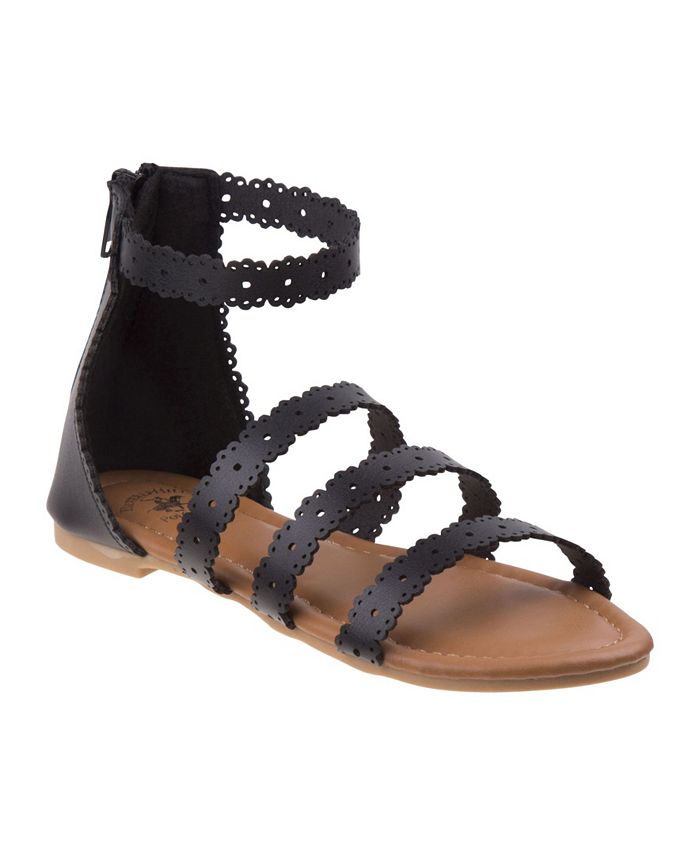 Beverly Hills Polo Club Every Step Ankle Strap Sandals - Macy's