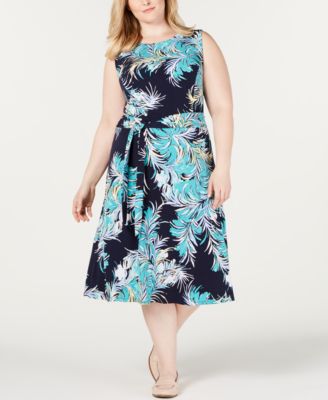 macys tropical dress