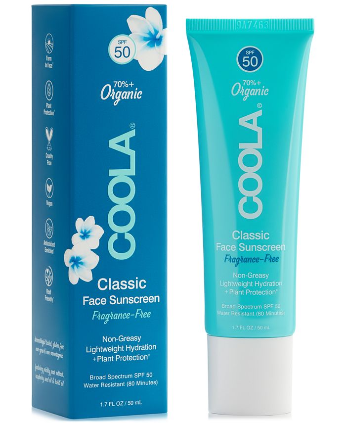 COOLA - Coola Fragrance-Free Classic Face Sunscreen SPF 50, 1.7-oz.