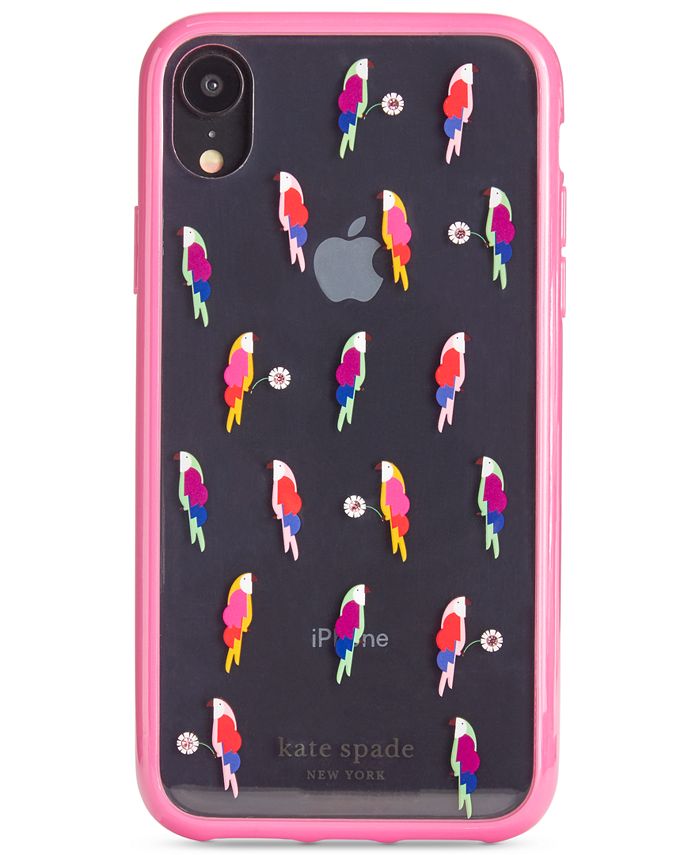 kate spade new york Jeweled Flock Party iPhone XR Case Macy's