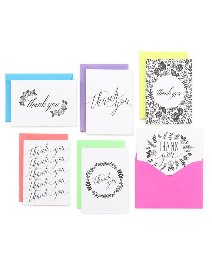 Masterpiece Studios Floral Silhouette Note Cards Assortment - Macy's