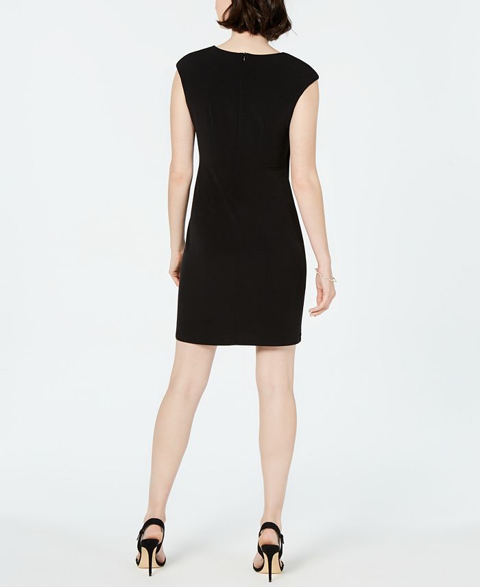Connected Petite Side-Ruffle Dress - Macy's