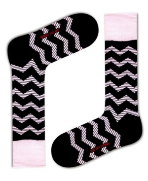 Love Sock Company Men's Dress Socks - Zig Zag